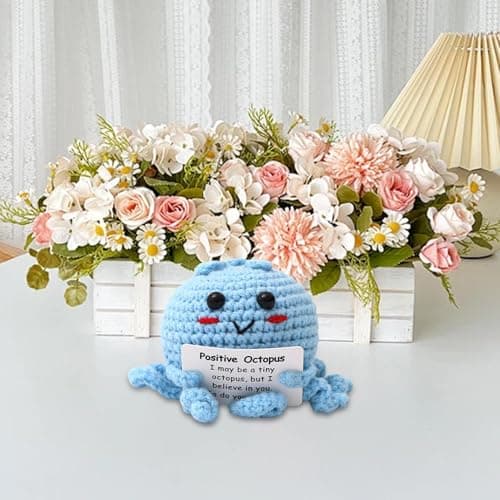 Crochet Octopus Motivational Collectible Toy Doll — view 3