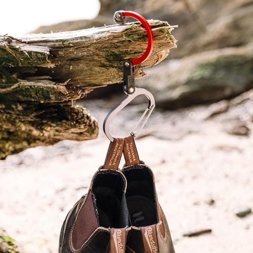HEROCLIP GEAR AID Medium - Carabiner Clip, Hook & Hang Camping Accessories, Handbag, Purse or Backpack, Baby Pushchair Pram Hanger, Multifunctional Gadget for Fishing, Hiking & Travel — view 5