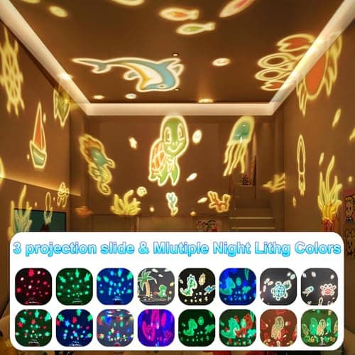 Dinosaur Toys for Boys,Dinosaur Kids Toys Night Light Kids age 3 4 5 6 Year Old Boy Girl Toddler Gifts for Christmas & Birthday Decoration Star Projector for Bedroom Gifts for 3-7 Year Old Boys Girls — view 3