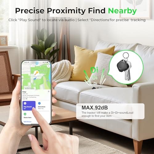 Tracker Tags-4 Pack(iOS Only), ltem Finder Smart Tag Set Black — view 2