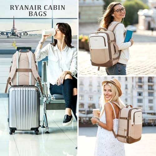 ETRONIK Ryanair Cabin Bags 40x30x20, 24-30L Expandable Travel Backpack — view 6
