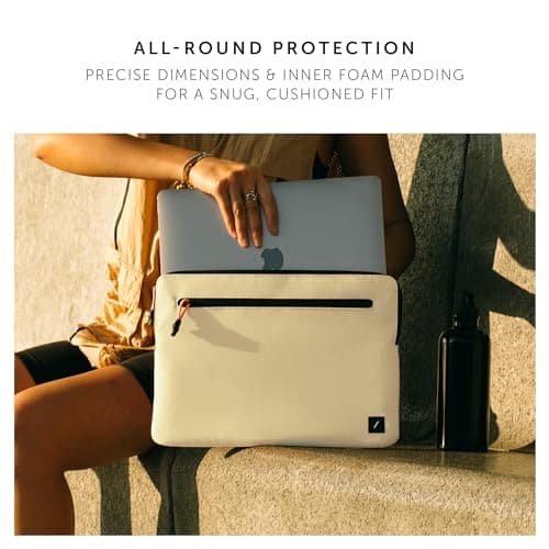 Native Union Ultralight Sleeve – Durable, Lightweight, Sustainable – Recycled Ripstop – Compatible with MacBook Pro 16” (M5-M1) & MacBook Air 15” (M5-M2) (Apricot) — view 5