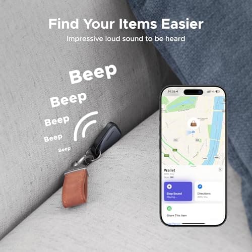 UGREEN FineTrack 4 Pack Tracker Tag Compatible with Apple Find My — view 5