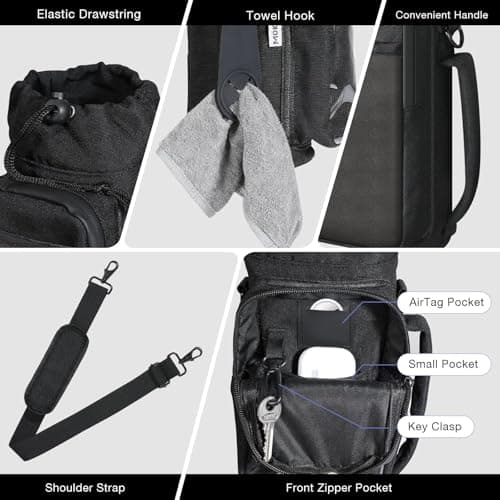 MoKo Magnetic Gym Bag Water Bottle Holder with 4 Magnets — view 4