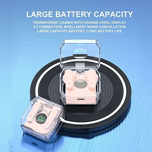 Cyrank Translator Earphone, Language Translator Earbuds with 144 Languages Language Translator Device(Pink) — view 5