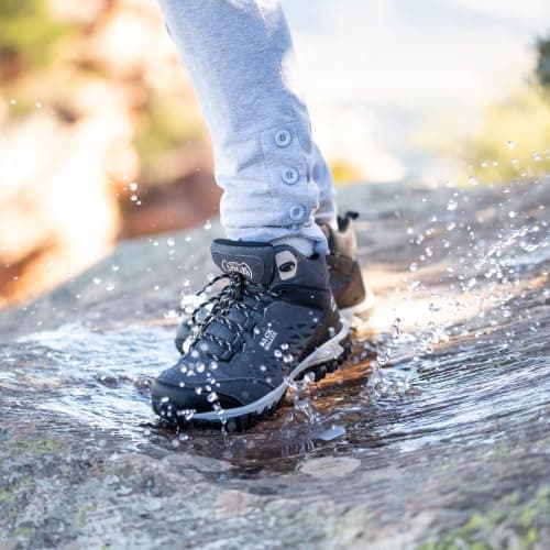Jack Walker JW2005 Women's Waterproof Suede Hiking Boots, 9 UK Rose Gold — view 2