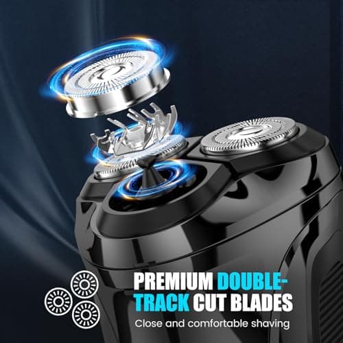 Brightup Electric Razor for Men with 4D Floating Head, IPX6 Waterproof — view 3