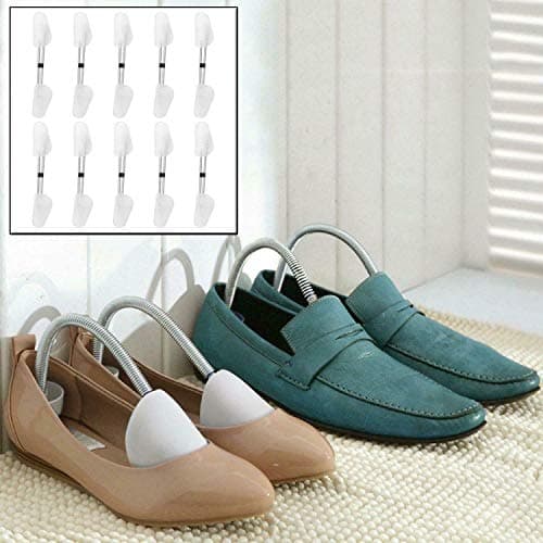 Greenfields 10 Pairs of Men & Womens Plastic Shoe Trees Stretchers Maintain Shape Footwear Expanders for Bunions - Expands Length, Width of Tight Footwear Universal for All Shoe Sizes — view 2