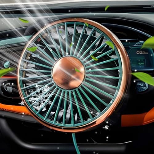 Birtern Portable Fan for Car Air Cooler 3 Speeds Adjustable Powerful — view 3