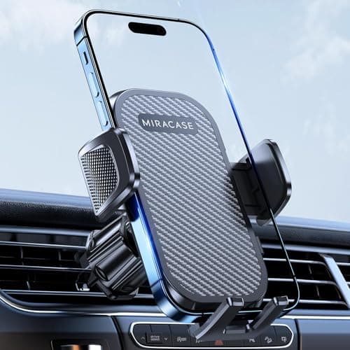 miracase 2nd Generation Car Phone Holder, Air Vent Phone Holder for Cars 360° Rotation, Universal Mobile Phone Mount Automobile Cradles for Vent Van iPhone 17 16 15 14 Pro Max 13 12 11 Samsung