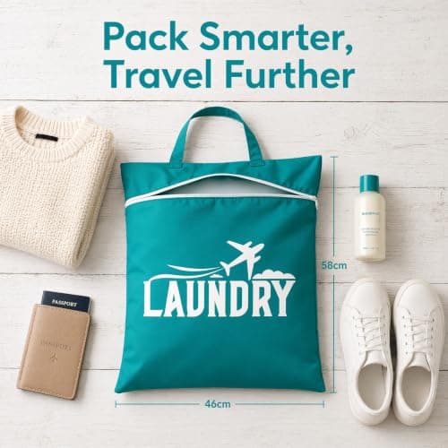 3 PCS Large Travel Laundry Bag, Travel Laundry Bag with Handle — view 4
