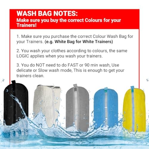 Trainers Wash Bag - Protect Your Trainers & Washing Machine - Durable Wash Bag for Trainers, Shoes & Delicates - Fits Shoe Sizes 7-11 (38-46cm) — view 5