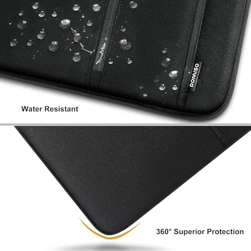 DOMISO 15.6 inch Laptop Sleeve Protective Macbook Pro Laptop Case 15 inch with Handle for 15.6 inch MacBook Pro M3 / Max 2024 Compatible with 15 inch Notebook HP Dell,Black — view 6