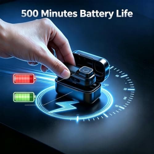Xilecam 2.7K WiFi Magnetic Mini Body Camera, Portable Camera Charging Case — view 2