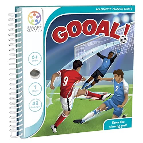 SmartGames - Gooal!, Magnetic Travel Game, 48 Challenges, Ages 6+