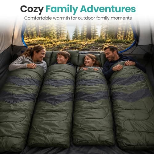 Trimming Shop 4 Season Waterproof Backpacking Sleeping Bag 6ft - Green — view 4