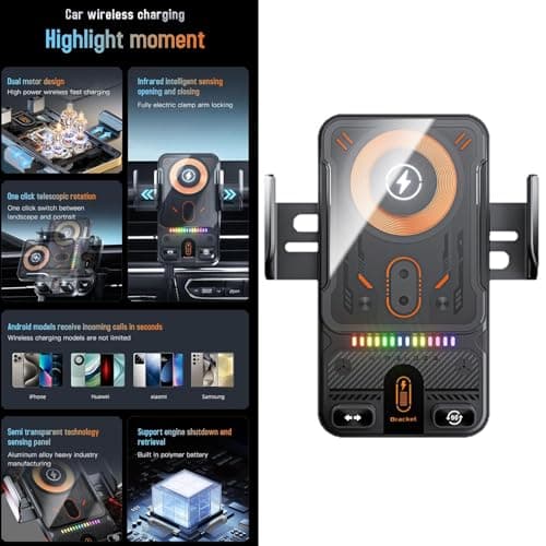 Wireless Car Charger 15W Fast Charging Navigation Bracket — view 5