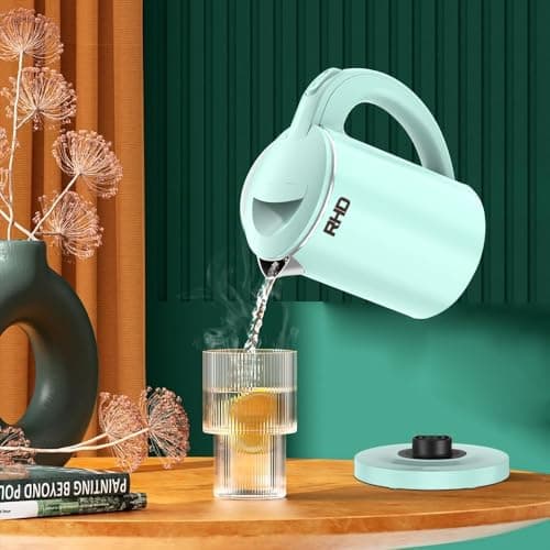 RHD 0.5L Small Portable Electric Kettle, 600W Stainless Steel Travel Kettle — view 4