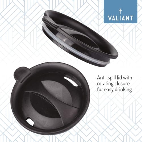 Valiant Insulated Camping Mug Twin Pack, Silver — view 4