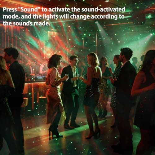 LED Star & Galaxy Projector with Remote Control, Adjustable Speed & Brightness Night Light, Aurora Lights for Adult Party Decoration — view 6
