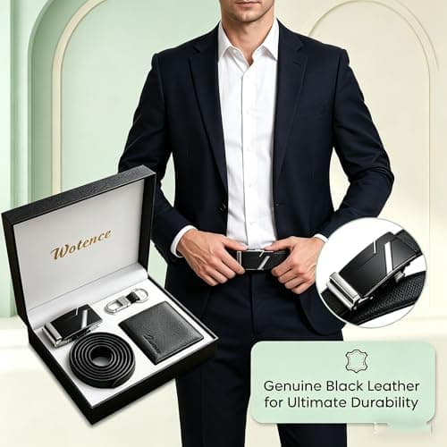 WOTENCE Gifts for Men Birthday Men's Gift Set Ideal for Father's Day Valentines Anniversary Presents for Him Men Dad（Black） — view 4