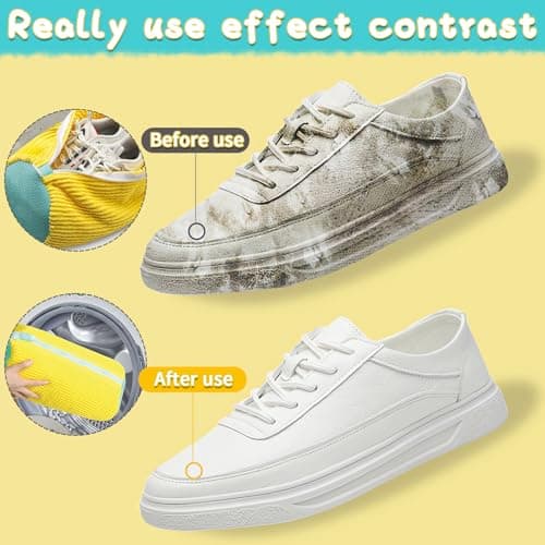 2 Pack Shoe Laundry Bags for Washing Machine, 30x18x4cm, Yellow — view 4