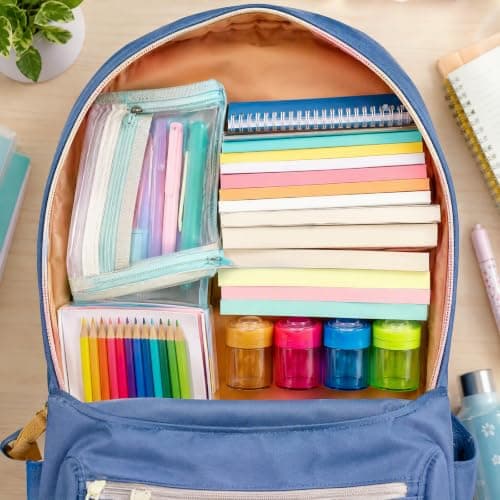 Lightweight Portable Pencil Sharpener 4 Pack with Lid Dual Hole — view 5