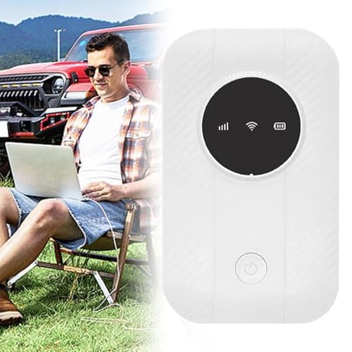 Portable WiFi Travel Router for Travel - 4G/5G Mobile WiFi Portable Hotspot Router with SIM Card Slot,Pocket-Sized MiFi Modem for Travel & Remote Work,4G LTE Mobile WiFi Hotspot for Outdoor (C)