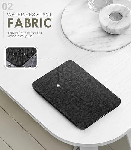 Case for Kindle Paperwhite (12th Generation-2024) Lightweight PU Leather Protective Cover with Auto Sleep/Wake for kindle Paperwhite 2024 E-Reader Case,Bamboo Forest — view 5