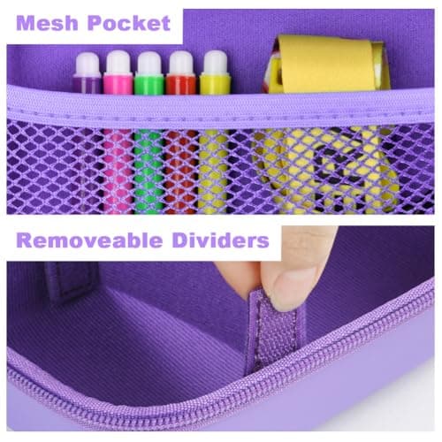 Ainiv Kids Instant Camera Case, Kids Camera Photo Paper Organizer, Purple — view 5