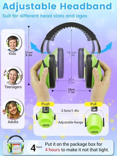 Dr.meter Ear Defenders Children SNR 27.4dB for Autism, Sensory Needs — view 5
