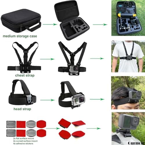 Gurmoir Action Cameras Accessory Kit(DT18) — view 5