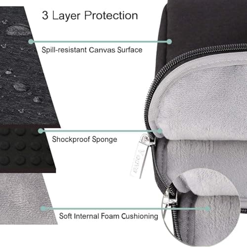 Voova 15-15.6 inch Laptop Shoulder Bag MacBook Sleeve, Computer Bags — view 4