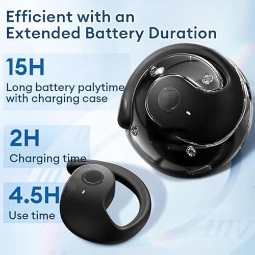 Donubiiu Translator, Wireless Bluetooth Translation Earbuds, Supports 75 Languages, Ai Translation Wireless Ows Bluetooth Portable Translator Device (purple) — view 4