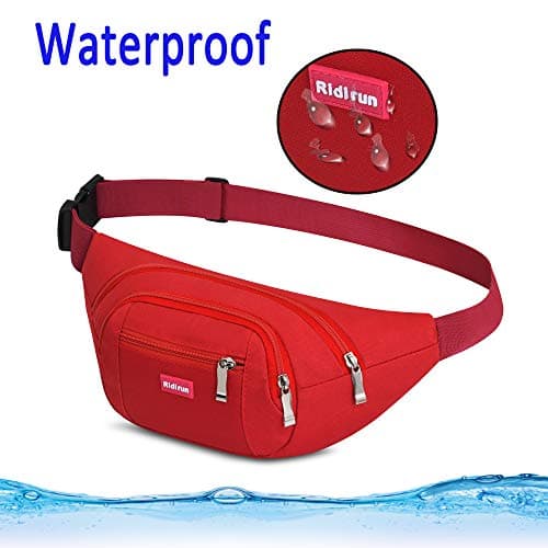 Waterproof bumbags and Fanny Packs for Women Men Hiking Running Travel Dog wolking Waist Bag for Women Men Ladies Boys Waterproof for Outdoor Sport — view 5