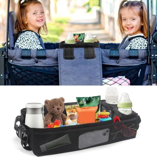 Snack Tray for Stroller Quick-Release Cup Holder Adapter — view 3