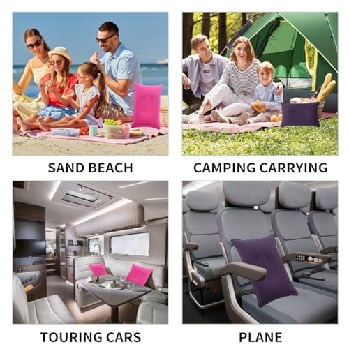 2Pcs Camping Pillow Inflatable Pillow,Travel Inflatable Pillows for Camping — view 6