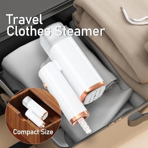 Clothes Steamer,Garment Steamer for Wrinkle Removal,20s Fast Heat,Detachable 110ml Water Tank Portable Handheld Steamer Clothing for Home,Office,Travel — view 5