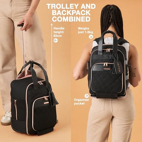 Cabin Max Ryanair Cabin Bag 40x30x20 Trolley Backpack Hand Luggage, 24L — view 5