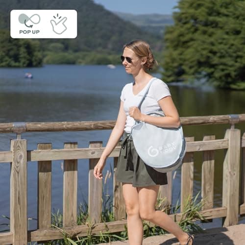 Babymoov Aquani Pop Up Baby Beach Tent & Paddling Pool - Anti-UV Sun Protection UPF 50+, Marinière — view 6