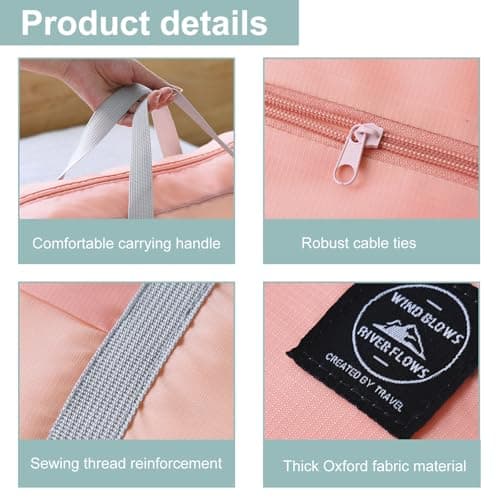 3 PCS Foldable Travel Duffel Bag, (48 x 32 x 16 cm/3 Colours) — view 3