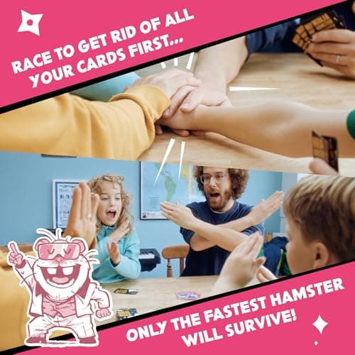Party Snail Games Ninja Hamster Apocalypse Disco: The Action-Packed Card Game That Gets Everyone Exploding With Laughter. Hilarious Fun for Kids, Teens and Adults. Perfect for home or travel — view 3