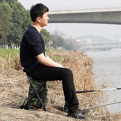 Shoze Folding Camping Chair Waterproof Fishing Tackle Bag Backpack With Stool Seat Backpacking Fishing Stool Hiking Seat Camping Gear For Outdoor Indoor Picnic Travel — view 2