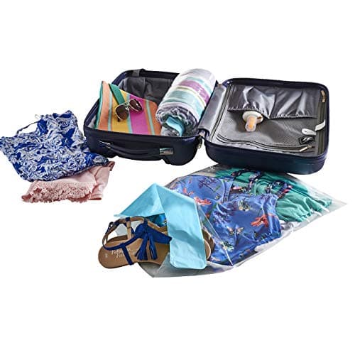 Addis 518134 Home Vacuum Storage Bags with 100% air-Tight Static Seal & Store Travel Twin Pack Set, Clear, 40 x 55cm — view 3