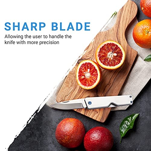 WHITBY Pocket Knife, 2.5" Mint Stainless Steel Folding Knives Stainless — view 3