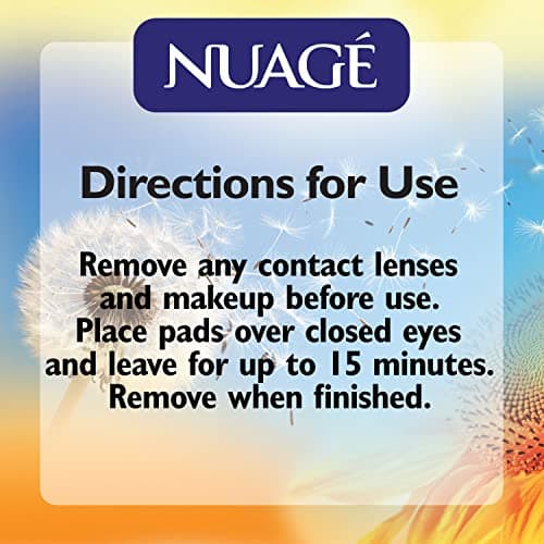 Nuage Cooling Eye Pads - Cools & Soothes Irritated Eyes | Infused with Cucumber & Vitamin E - Refresh & Revive | Suitable for Daily Use - Relax & Pamper (10 Pack) — view 5