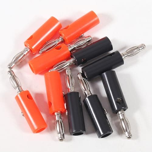 AITRIP 20PCS Banana Cable Plugs,4mm Banana Plugs Socket Banana Cable Connectors Speaker Wire Connections Banana Plug 4mm for Speaker Wire Audio Speaker Connectors — view 6