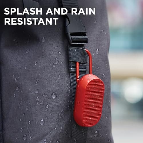 Lexon MINO T Portable Bluetooth Speaker for outdoor use, Water Resistant IPX4 and rechargeable - Khaki — view 3