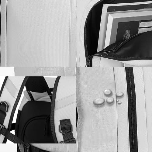 FeedMoo Ski Boot Bag Black White Snowboard Travel Skate Cooler Backpack — view 5