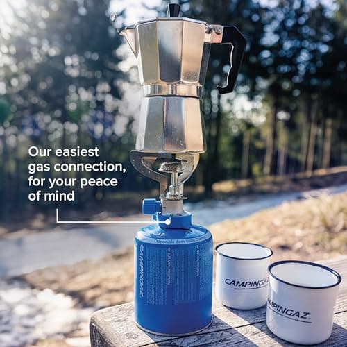 Campingaz Bleuet Connect Camping Stove | With Easy Clic Connection and Dual Lock Function | Lightweight 1-Burner Gas Stove | Single Burner | High Power 1250 W | For Camping, Festivals and Hiking — view 4